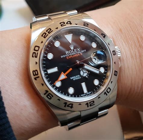 rolex explorer ii black tie|rolex explorer ii 42mm polar.